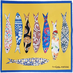 Pano de microfibra Sardinhas