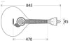 Guitarra Portuguesa - Modelo Coimbra (308CB)